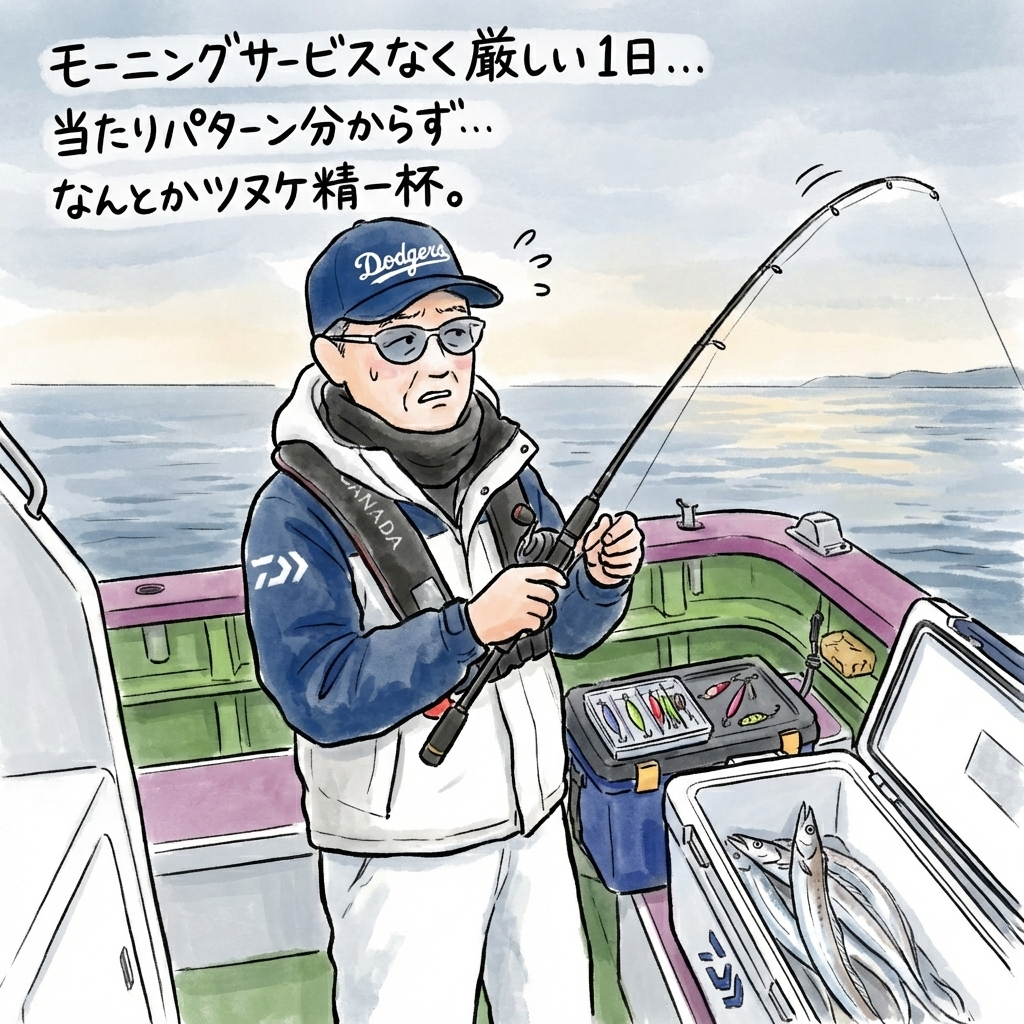 タチウオ釣行記録(小川丸祐希船長)